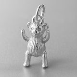 9ct White Gold - Teddy Bear Charm