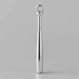 18ct White Gold - Baseball Bat Charm