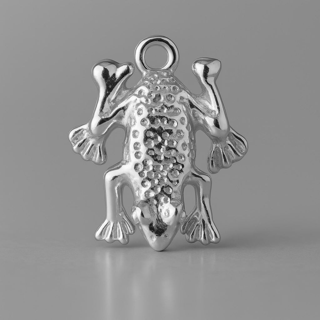 18ct White Gold - Tree Frog Charm