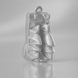 9ct White Gold - Miniature Sydney Opera House Charm