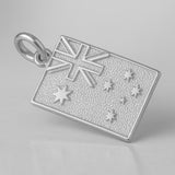 18ct White Gold - Australian Flag Charm
