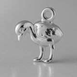 9ct White Gold - Baby Chicklet Charm