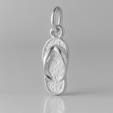 18ct White Gold - Flip Flip Thong Charm