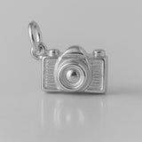 9ct White Gold - SLR Camera Charm