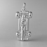 18ct White Gold - Formula 1 Racing Car Charm
