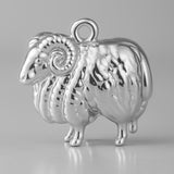 18ct White Gold - Skudde Ram Charm