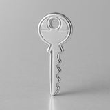 18ct White Gold - Vintage House Key Charm