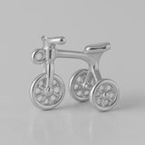 18ct White Gold - Kids Tricycle Charm