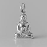 18ct White Gold - Classic Buddha Charm