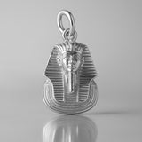 18ct White Gold - Tutankhamun Pharaoh Head Charm
