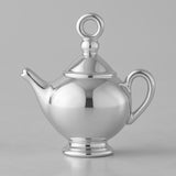 18ct White Gold - Classic Teapot Charm