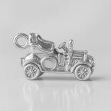 18ct White Gold - Vintage Convertible Car Charm