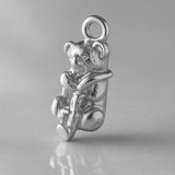 9ct White Gold - Koala with Stick Charm