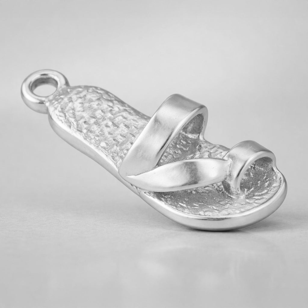 18ct White Gold - Arabian Sandal Charm