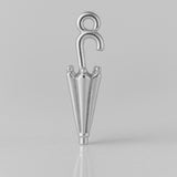 18ct White Gold - Classic Umbrella Charm
