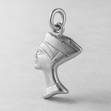9ct White Gold - Queen Nefertiti Charm
