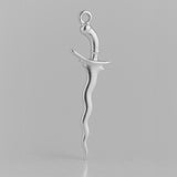 18ct White Gold - Kris Sword Charm
