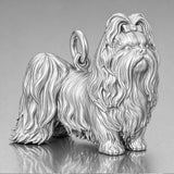 18ct White Gold - Shih Tzu Dog Charm