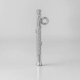 18ct White Gold - Concert Flute Charm
