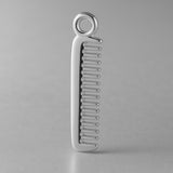 9ct White Gold - Barbers Comb Charm