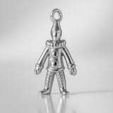 18ct White Gold - Circus Clown Charm