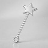 18ct White Gold - Fairy Wand Charm