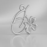 9ct White Gold - Lucky Charms Cluster Charm