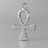 18ct White Gold - Egyptian Ankh Charm