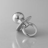 18ct White Gold - Modern Pacifier Charm