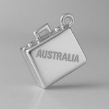 18ct White Gold - Australia Suitcase Charm