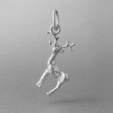 18ct White Gold - Tundra Reindeer Charm