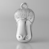18ct White Gold - Platypus Head Charm