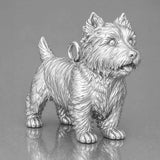 18ct White Gold - West Highland White Terrier Dog Charm