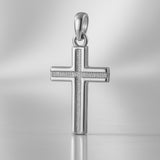 9ct White Gold - Heritage Crucifix Charm