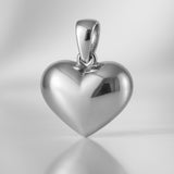 18ct White Gold - Radiant Heart Charm