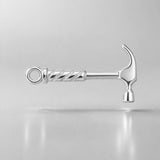 18ct White Gold - Builders Hammer Charm