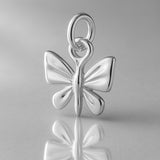 18ct White Gold - Modern Butterfly Charm