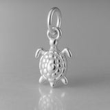 18ct White Gold - Reef Turtle Charm