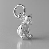9ct White Gold - Little Bear Charm