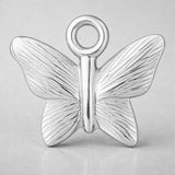 18ct White Gold - Dainty Butterfly Charm