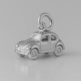 18ct White Gold - Mini VW Car Charm