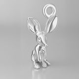 18ct White Gold - Bilby Charm