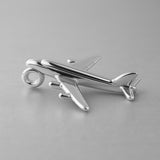 18ct White Gold - Airliner Plane Charm