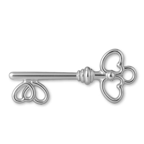 18ct White Gold - Lovers Key Charm
