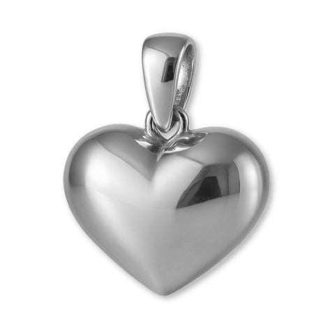18ct White Gold - Radiant Heart Charm