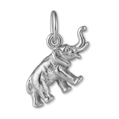 18ct White Gold - Indian Elephant Charm