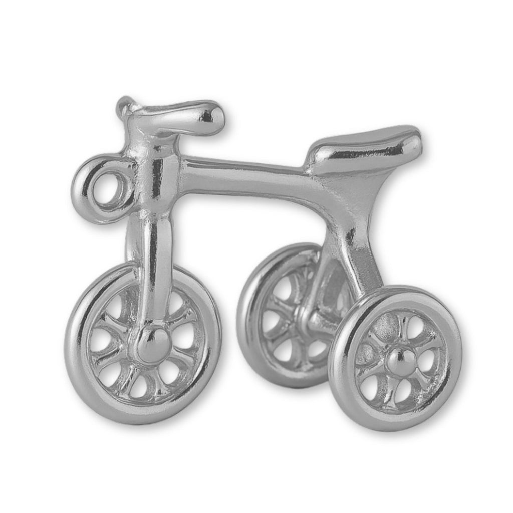 18ct White Gold - Kids Tricycle Charm