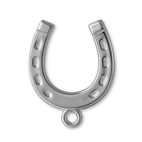 9ct White Gold - Lucky Horseshoe Charm
