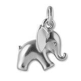 18ct White Gold - Baby Elephant Charm