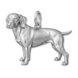 9ct White Gold - German Shorthaired Pointer Dog Charm